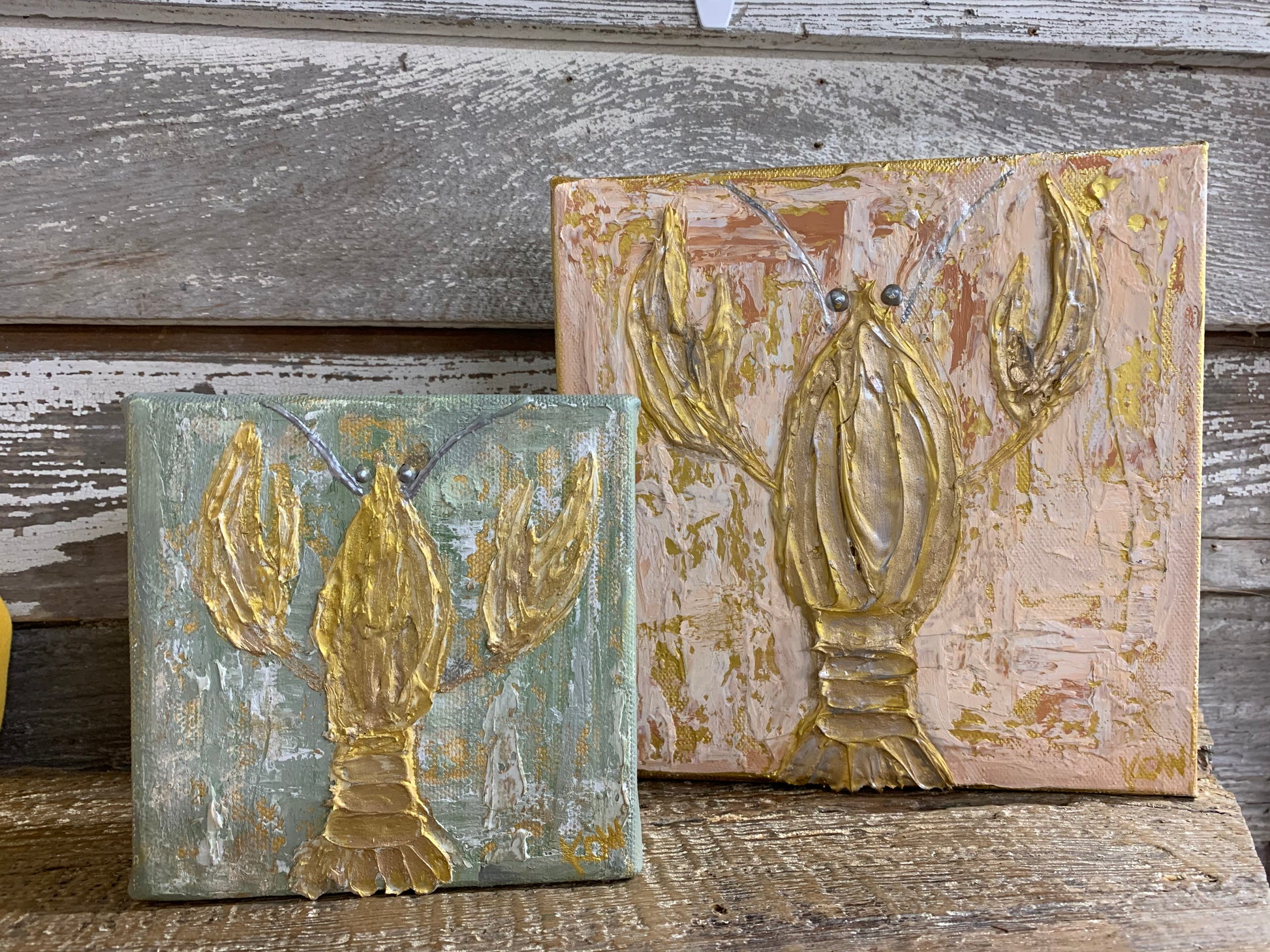 Oil Based Crawfish Canvas