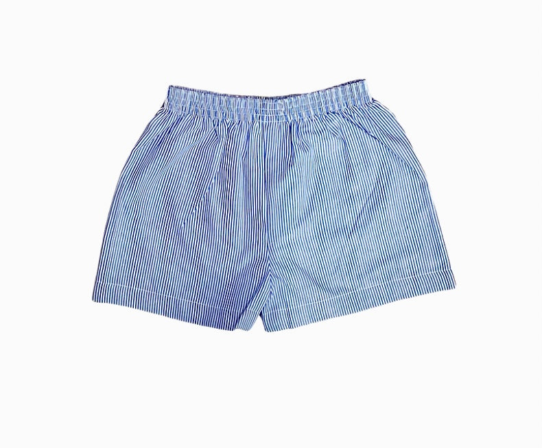 Remember Nguyen Blue Stripe Boy Short